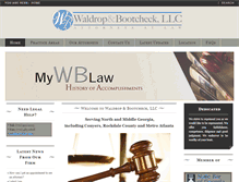 Tablet Screenshot of mywblaw.com